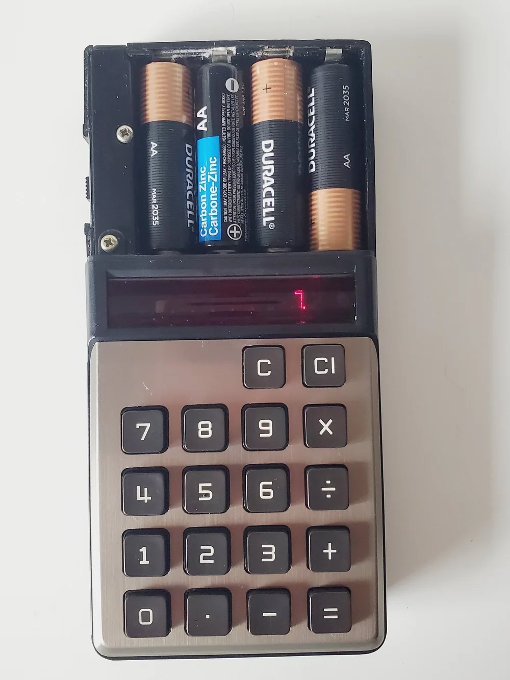 Vintage Canon Palmtronic LE-84 Handheld Electronic Calculator